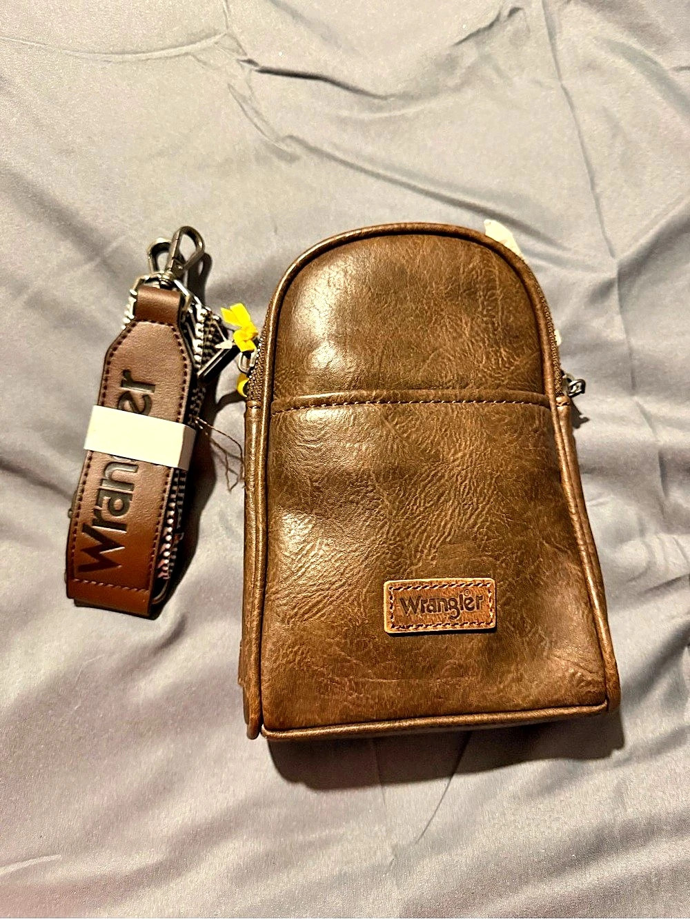 Wrangler Sling Bag Crossbody Chest Purse Brown